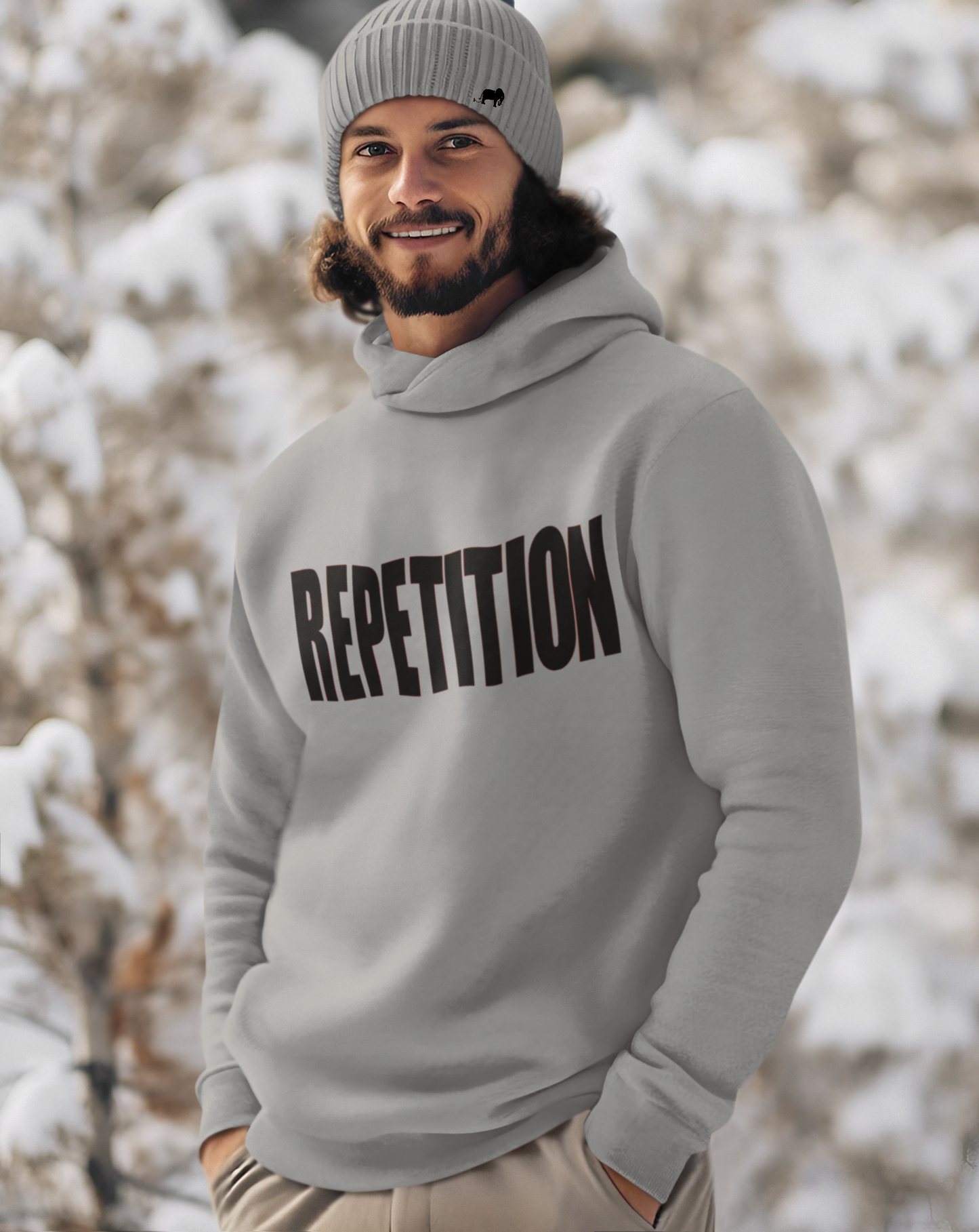 2.6 Men's Hoodie & Beanie Sets - Grey