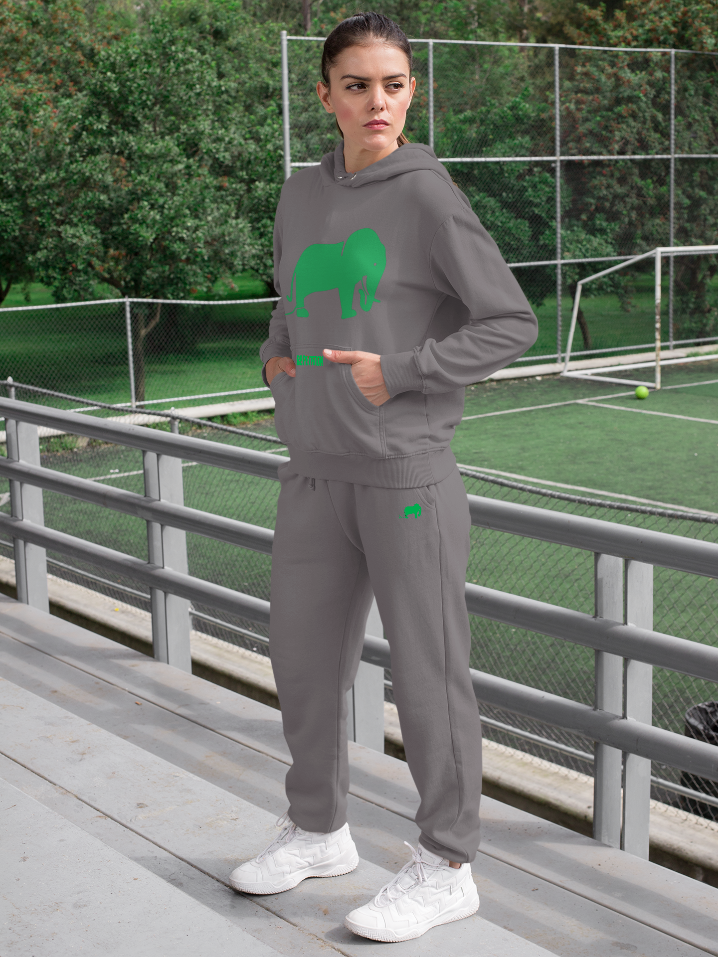 1.4 Women's Hoodie and Jogger Sets - Grey