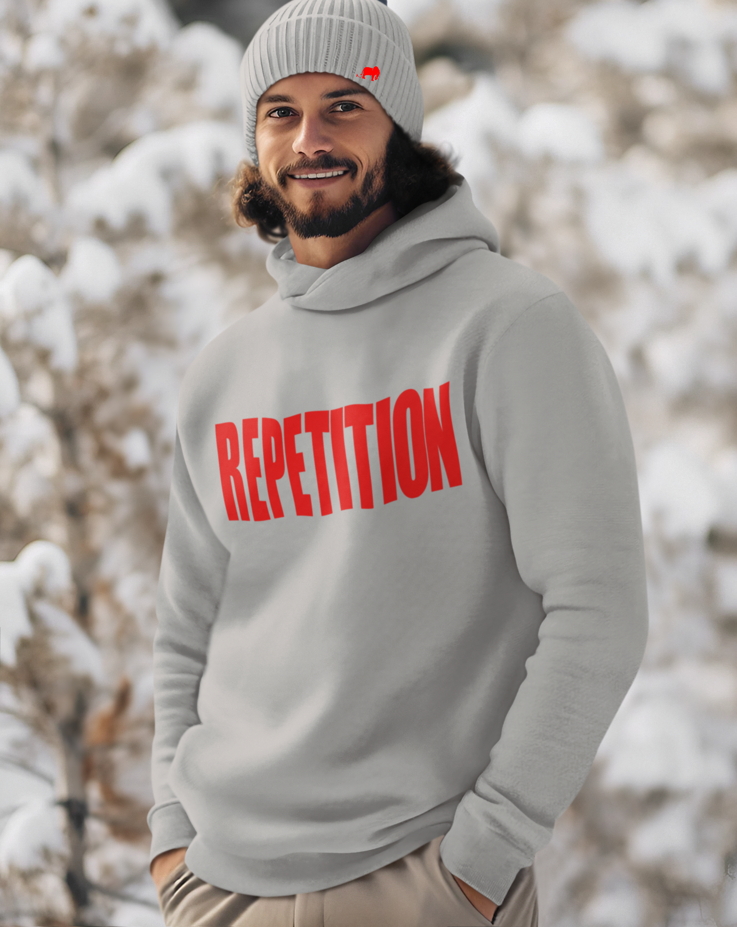 2.6 Men's Hoodie & Beanie Sets - Grey