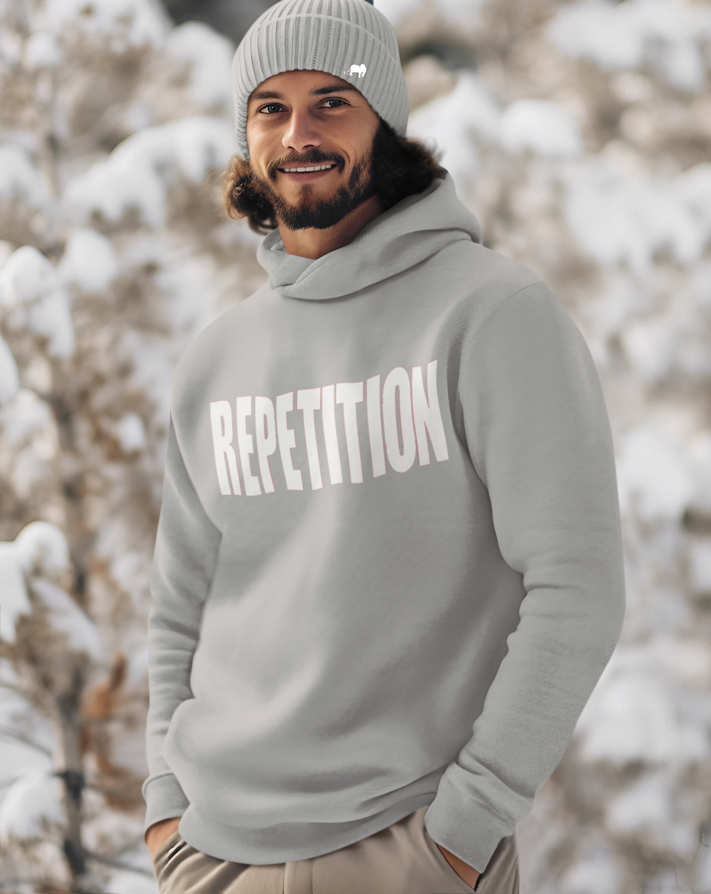 2.6 Men's Hoodie & Beanie Sets - Grey