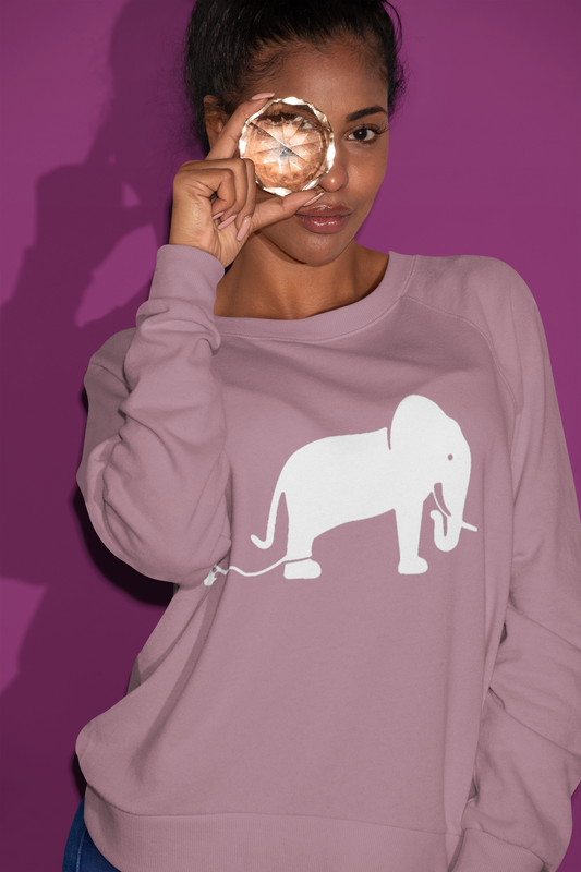 2.0 Women's Crewneck Pullovers - Hazy Pink